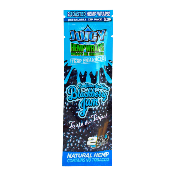 Juicy Jay Hemp Wraps / 2pk / Blackberry Jam